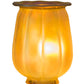 Meyda Lighting Revival 4" Favrile Gold Iridescent Squash Shade Glass