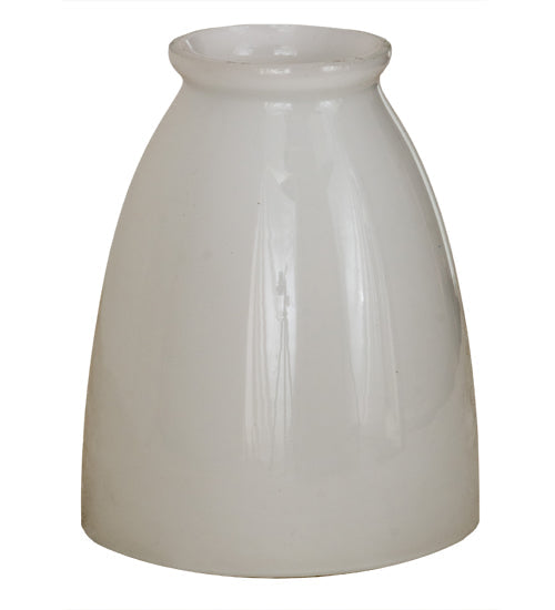 Meyda Lighting Revival 4" Goblet White Opal Shade Glass