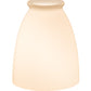 Meyda Lighting Revival 4" Goblet White Opal Shade Glass