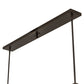 Meyda Lighting Revival 43" 2-Light Craftsman Brown Schoolhouse Pendant Light With White Opal Shade Glass