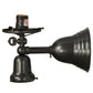 Meyda Lighting Revival 5" 2-Light Craftsman Brown Gas & Electric Wall Sconce Hardware