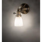 Meyda Lighting Revival 5" Antique Brass Goblet Wall Sconce
