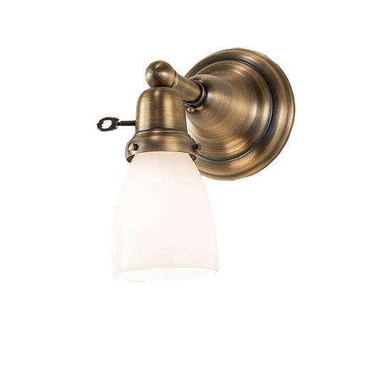 Meyda Lighting Revival 5" Antique Brass Goblet Wall Sconce