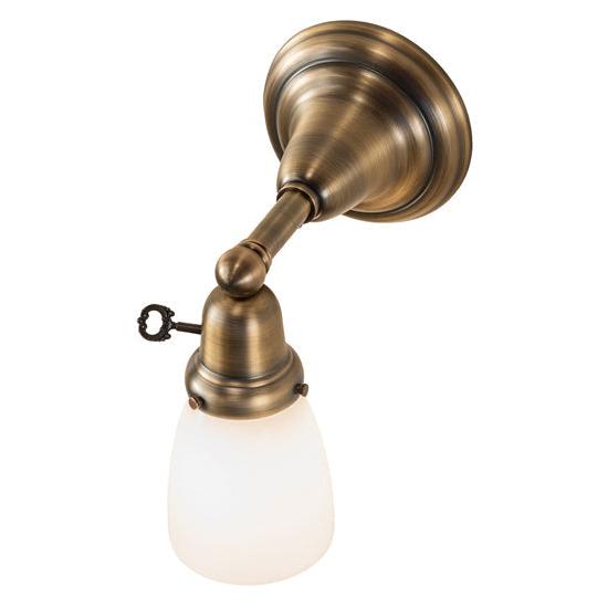 Meyda Lighting Revival 5" Antique Brass Goblet Wall Sconce