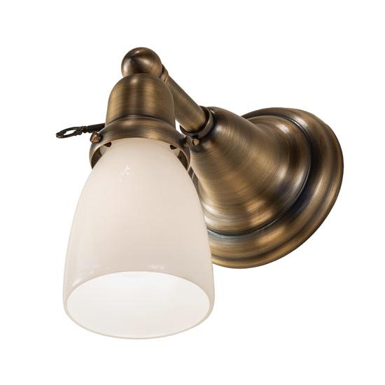 Meyda Lighting Revival 5" Antique Brass Goblet Wall Sconce