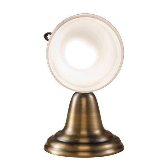Meyda Lighting Revival 5" Antique Brass Goblet Wall Sconce