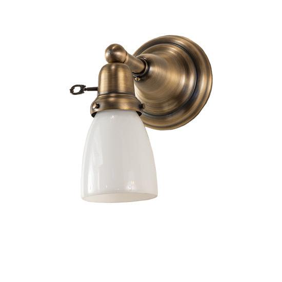 Meyda Lighting Revival 5" Antique Brass Goblet Wall Sconce