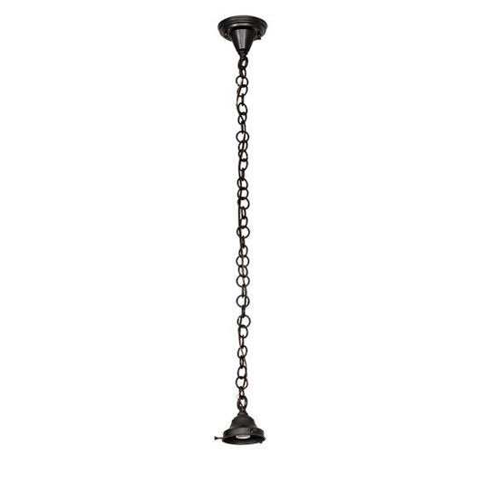 Meyda Lighting Revival 5" Brown Schoolhouse Pendant Light