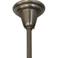 Meyda Lighting Revival 5" Brushed Nickel Deco Ball Pendant Light Hardware