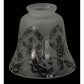 Meyda Lighting Revival 5" Clear & Frosted Wreath & Garland Shade Glass