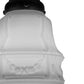 Meyda Lighting Revival 5" Craftsman Brown Garland Pendant Light With White Blown Shade Glass