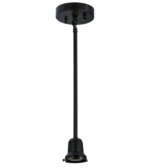Meyda Lighting Revival 5" Craftsman Brown Garland Pendant Light With White Blown Shade Glass