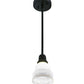 Meyda Lighting Revival 5" Craftsman Brown Garland Pendant Light With White Blown Shade Glass