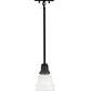 Meyda Lighting Revival 5" Craftsman Brown Garland Pendant Light With White Shade Glass