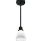 Meyda Lighting Revival 5" Craftsman Brown Garland Pendant Light With White Shade Glass