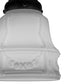 Meyda Lighting Revival 5" Craftsman Brown Garland Pendant Light With White Shade Glass