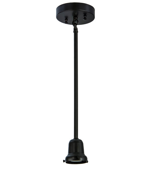 Meyda Lighting Revival 5" Craftsman Brown Garland Pendant Light With White Shade Glass