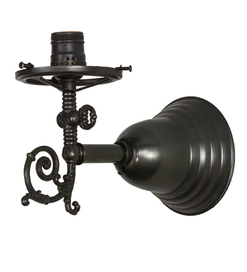 Meyda Lighting Revival 5" Craftsman Brown Gas Wall Sconce Hardware