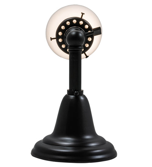 Meyda Lighting Revival 5" Craftsman Brown Goblet Wall Sconce With Opal White Shade Glass