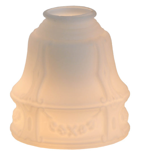 Meyda Lighting Revival 5" Garland White Shade Glass