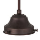 Meyda Lighting Revival 5" Mahogany Bronze Pendant Light Hardware