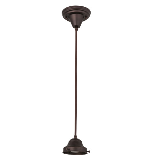 Meyda Lighting Revival 5" Mahogany Bronze Pendant Light Hardware