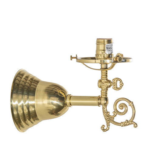 Meyda Lighting Revival 5" Polished Brass Gas & Electric Wall Sconce Hardware