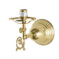 Meyda Lighting Revival 5" Polished Brass Gas & Electric Wall Sconce Hardware