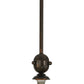 Meyda Lighting Revival 5" Vintage Copper Deco Ball Pendant Light Hardware