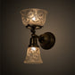 Meyda Lighting Revival 7" 2-Light Antique Brass Gas & Electric Wall Sconce With White Shade Glass