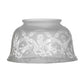 Meyda Lighting Revival 7" Clear & Frosted Wreath & Garland Shade Glass