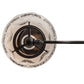 Meyda Lighting Revival 7" Craftsman Brown Gas Reproduction Semi-flush Mount Light With Clear & Frosted Shade Glass