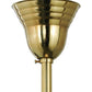 Meyda Lighting Revival 7" Polished Brass Schoolhouse Pendant Light With White Opal Emma Globe Shade Glass