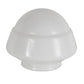 Meyda Lighting Revival 7" Schoolhouse Emma Globe White Opal Shade Glass