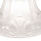 Meyda Lighting Revival 7" Wrought Iron Nautica Wall Sconce With Frosted Clear Shade Glass