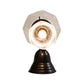 Meyda Lighting Revival 8" 2-Light Craftsman Brown Gas & Electric Wall Sconce With Clear Shade Glass