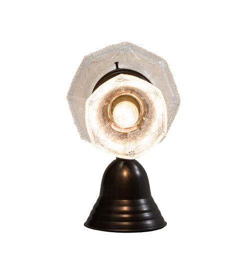 Meyda Lighting Revival 8" 2-Light Craftsman Brown Gas & Electric Wall Sconce With Clear Shade Glass