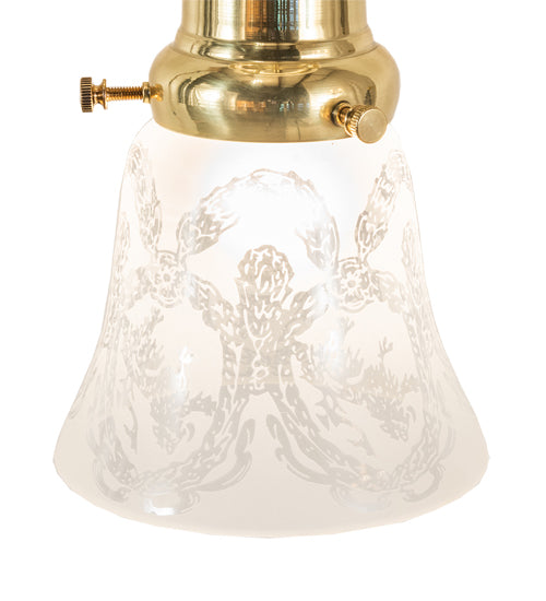 Meyda Lighting Revival 8" 2-Light Polished Brass Gas & Electric Wall Sconce With Clear Shade Glass