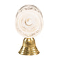 Meyda Lighting Revival 8" 2-Light Polished Brass Gas & Electric Wall Sconce With Clear Shade Glass