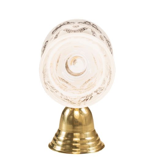 Meyda Lighting Revival 8" 2-Light Polished Brass Gas & Electric Wall Sconce With Clear Shade Glass