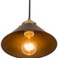 Meyda Lighting Revival 8" Antique Brass & Oil Rubbed Bronze Chic Mini Pendant Light