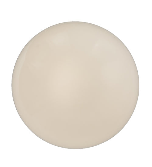 Meyda Lighting Revival 8" Craftsman Brown Schoolhouse Semi-flush Mount Ceiling Light With White Globe Shade Glass