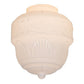 Meyda Lighting Revival 8" White Opal Schoolhouse Rochelle Shade Glass