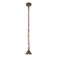 Meyda Lighting Revival 9" Craftsman Brown Schoolhouse Deco Cone Mini Pendant Light With White Opal Shade Glass