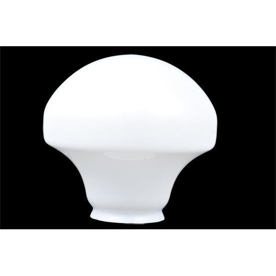 Meyda Lighting Revival 9" White Opal Schoolhouse Classic Glode Neck Shade Glass