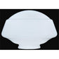Meyda Lighting Revival 9" White Opal Schoolhouse Traditional Glode Neck Shade Glass