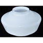 Meyda Lighting Revival 9" White Opal Schoolhouse Traditional Glode Neck Shade Glass