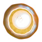 Meyda Lighting Revival Chelsea Favrile 4" Craftsman Brown Pendant Light With Gold & Yellow Iridescent Shade Glass