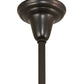 Meyda Lighting Revival Oyster Bay 26" 4-Light Craftsman Brown Favrile Chandelier Hardware