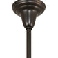 Meyda Lighting Revival Oyster Bay 26" 4-Light Craftsman Brown Favrile Chandelier With Gold Iridescent Shade Glass